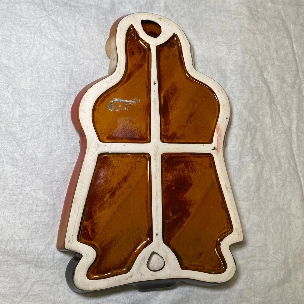 Coynes Christmasville Santa Wall Hanging Ronnie Walter 2005 Ceramic Christmas